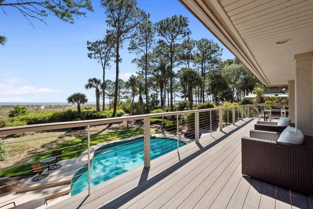 7 Black Duck - Top Notch Views & Amenities In A Private Oceanfront Oasis 希爾頓黑德島 外观 照片