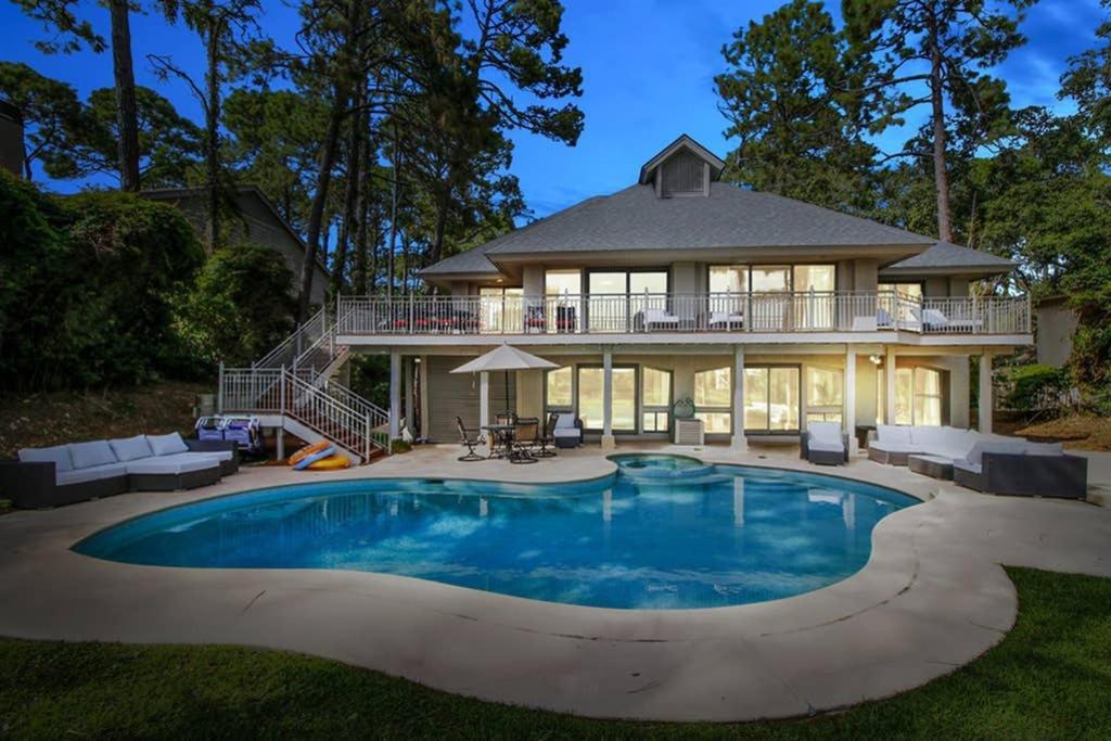 7 Black Duck - Top Notch Views & Amenities In A Private Oceanfront Oasis 希爾頓黑德島 外观 照片